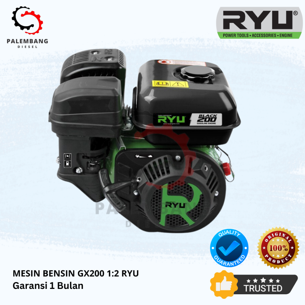 Jual MESIN PENGGERAK/GASOLINE ENGINE BLACK200 - TEKIRO RYU | Shopee ...