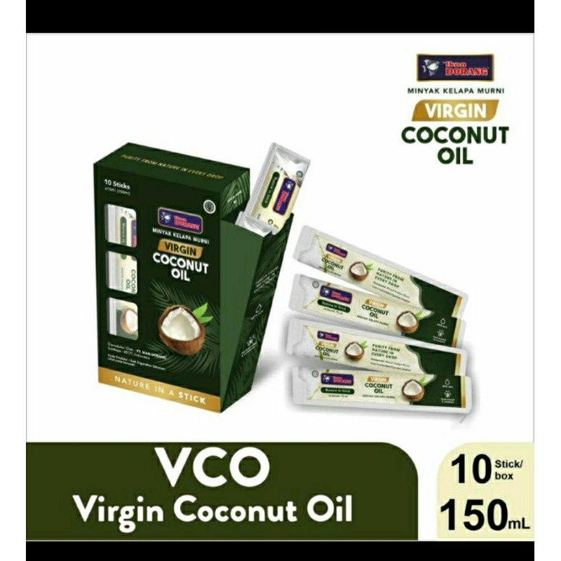 Jual VCO Virgin Coconut Oil 150 ml Stick Ikan Dorang Original | Shopee ...