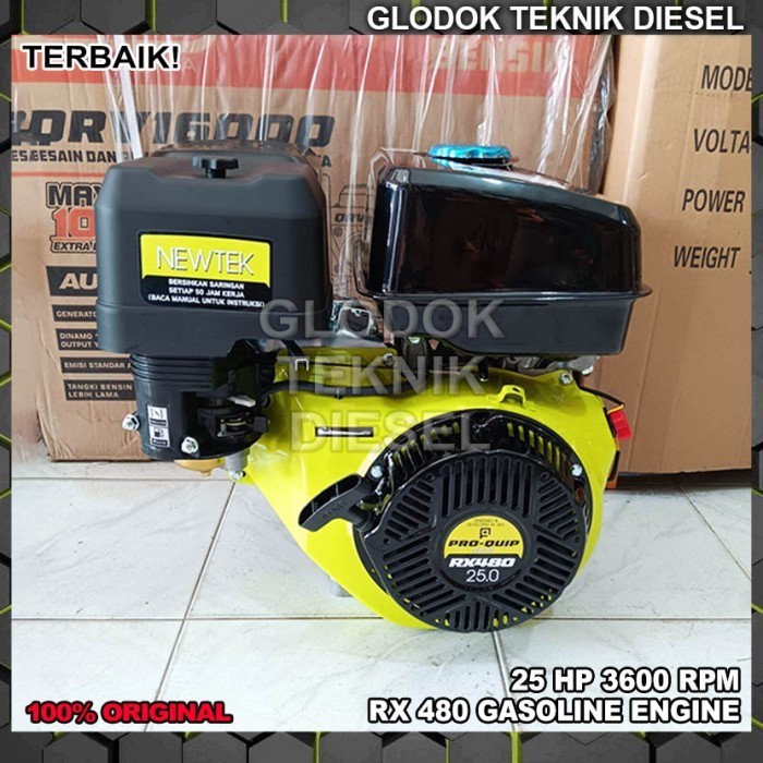 Jual Proquip Mesin Penggerak Bensin 25 HP RX 480 Gasoline Engine RX480 ...