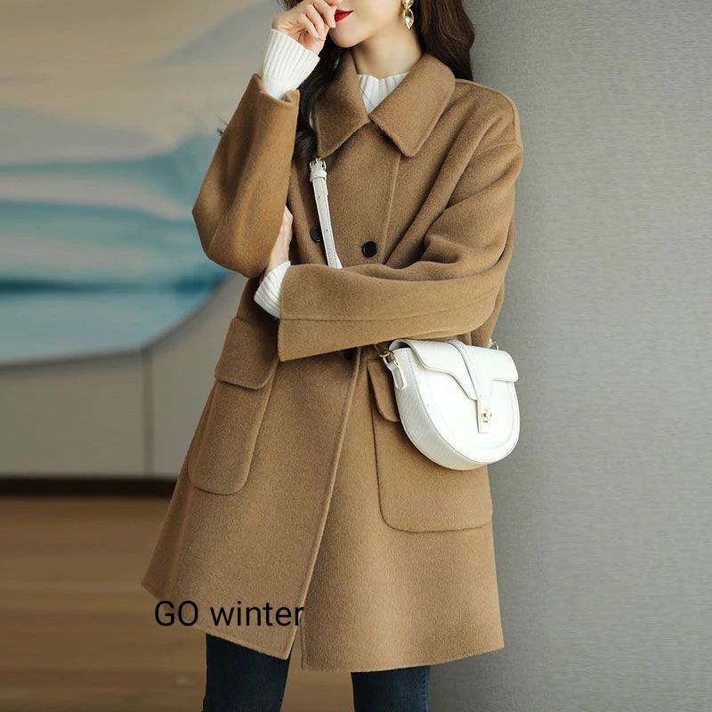 Jual WOMEN WOOL COAT WINTER COAT PREMIUM Shopee Indonesia