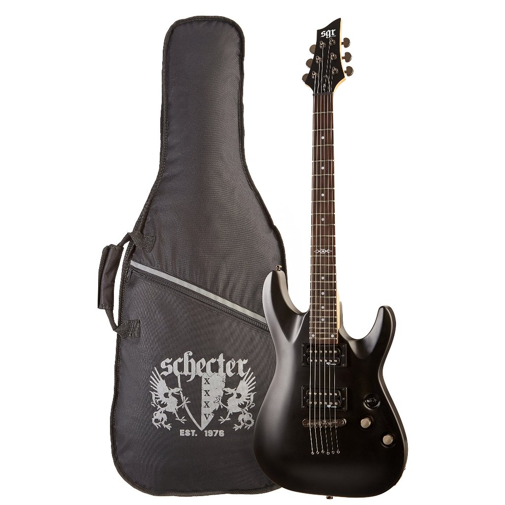 Jual Schecter ORIGINAL C1FR SGR Black Tremolo Up Down Floyd Rose C1 FR ...