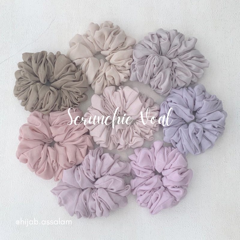 Jual Scrunchie Voal Super Ringan ( Ikat Rambut Cepol Hijab ) | Shopee ...