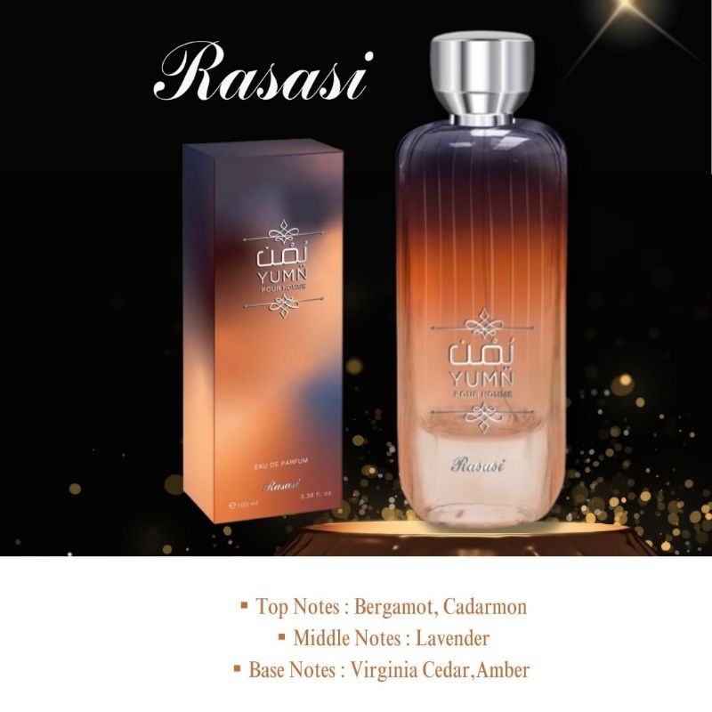 Jual Rasasi YUMN pour HOMME by Rasasi Parfum 100% ORIGINAL | Shopee ...