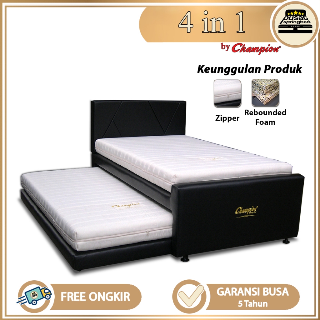 Jual Springbed Kasur Sorong 4 in 1 Full Rebounded Foam - Champion ...