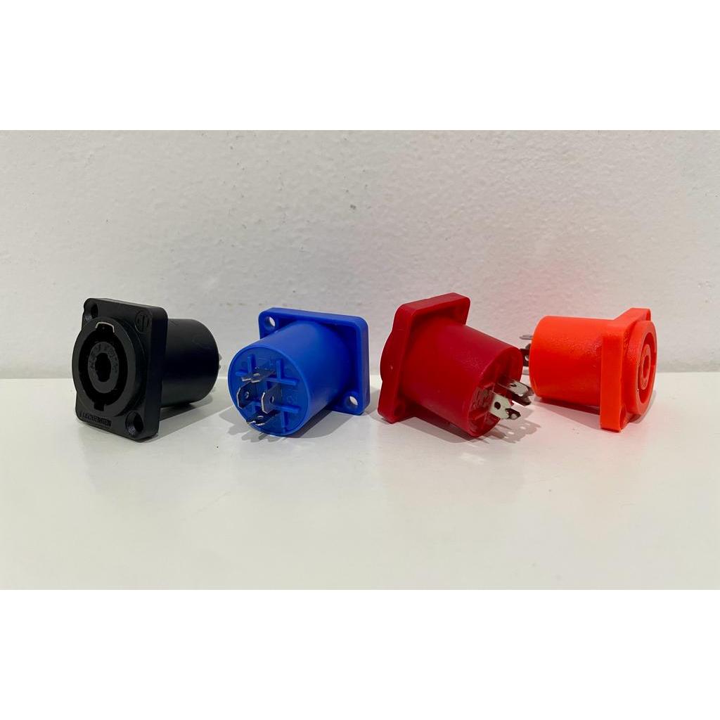 Jual Soket Spikon Original / Socket Speakon Female 4P Jack Konektor ...