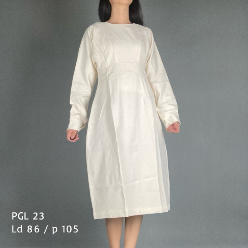 Dress Lengan Panjang Schon Lavender