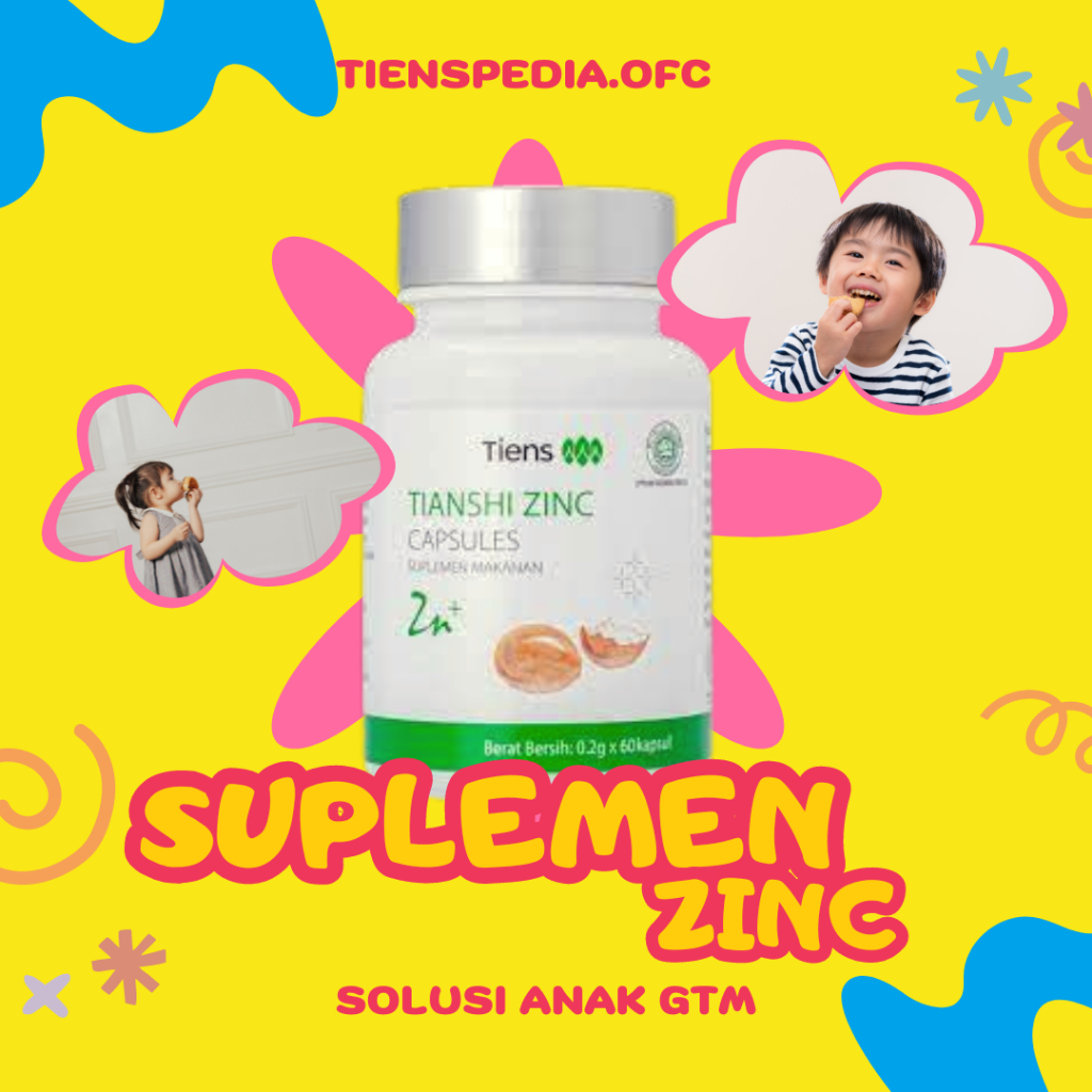 Jual Zinc Tiens Vitamin Penambah Nafsu Makan Dan Berat Badan Anak Usia