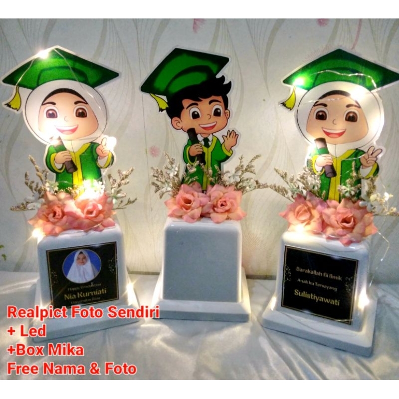 Jual Piala Wisuda Akrilik Kado Wisuda Kado Hari Guru Kado Hari Ibu Shopee Indonesia