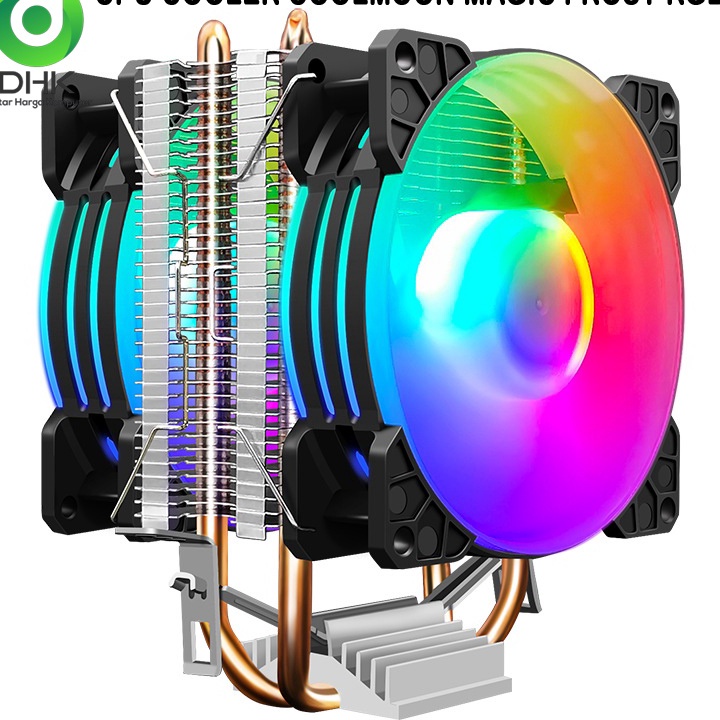 Jual Penjualan TerbaikCOD CPU FAN COOLER COOLMOON RGB P22 FOR INTEL DAN ...