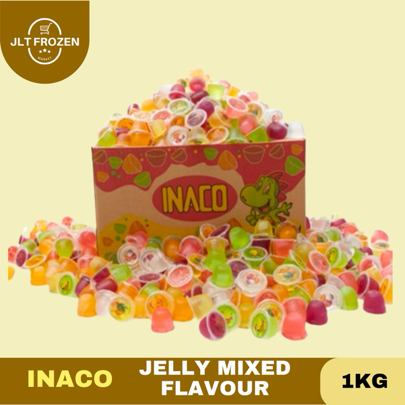 Jual Inaco Jelly Cup/ Jeli Mix Flavour RePack - 1kg / 500g | Shopee ...