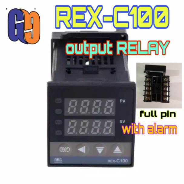 Jual CEq REX C1 Output Relay Dual Digital Temperature Controller full ...