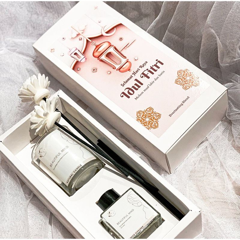 Jual Hampers Reed Diffuser dan Natural Candle Pengharum ruangan Gift ...
