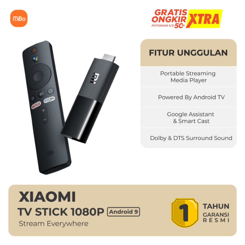 Jual Xiaomi Mi TV Stick Android Full HD 1080P Original Garansi Resmi ...