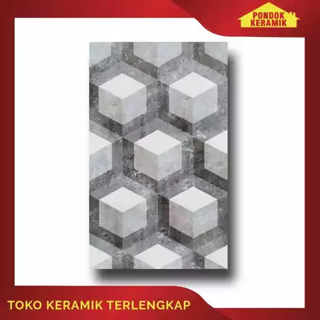 Keramik Dinding Massimo 25x40 Belarus L Grey
