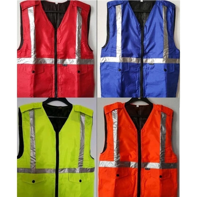 Jual Rompi Safety Proyek Busa Dakron Rompi Safety Busa Vest Busa