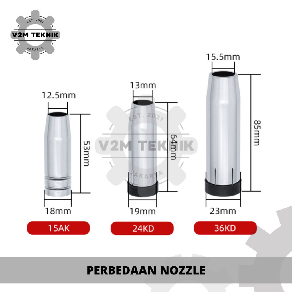 Jual Nozzle 36KD (HARGA PER 1 PCS) / Conical Nozzle MB 36 AK ...
