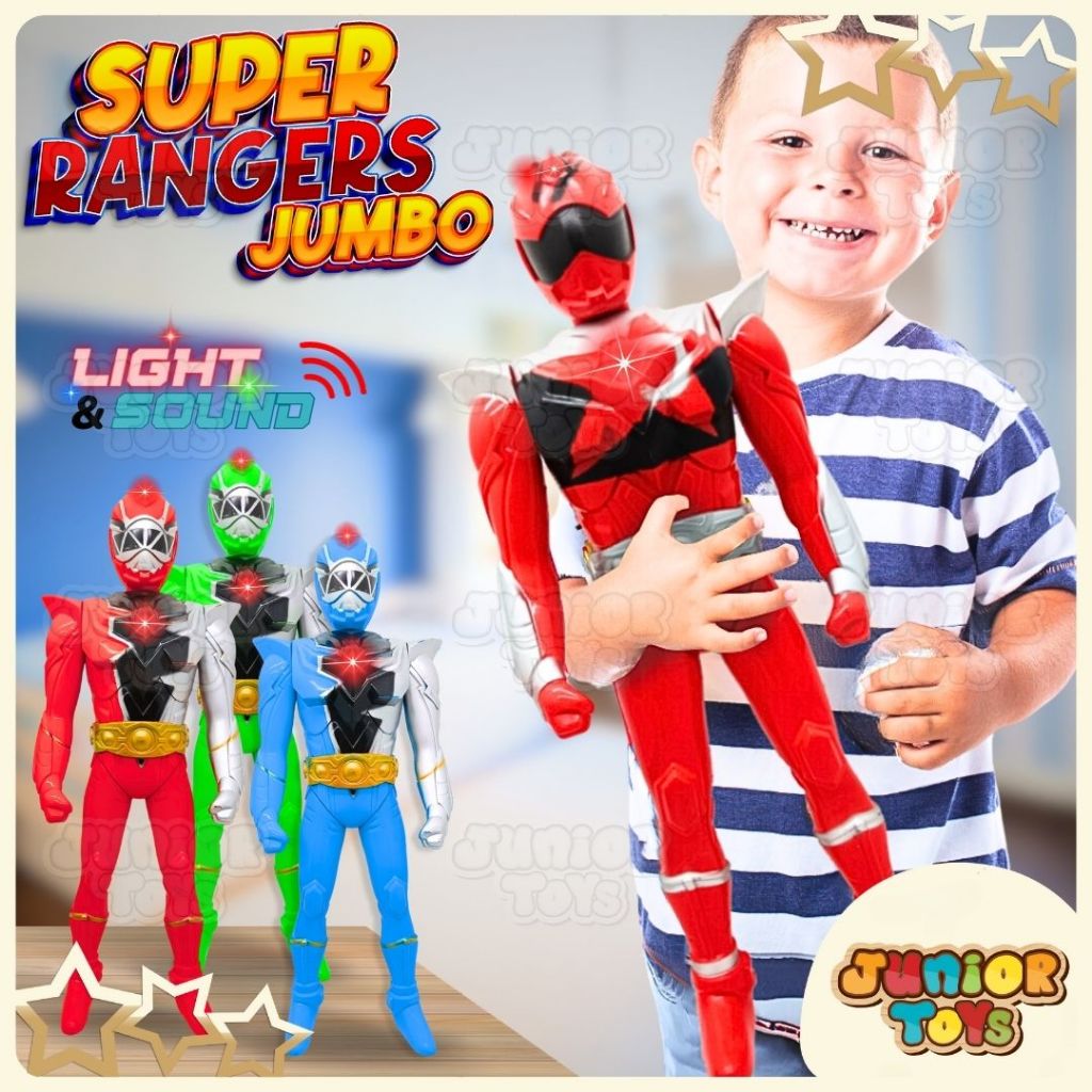 Jual Power Rangers Robot Mainan Anak Laki Ukuran Jumbo Bunyi Suara ...