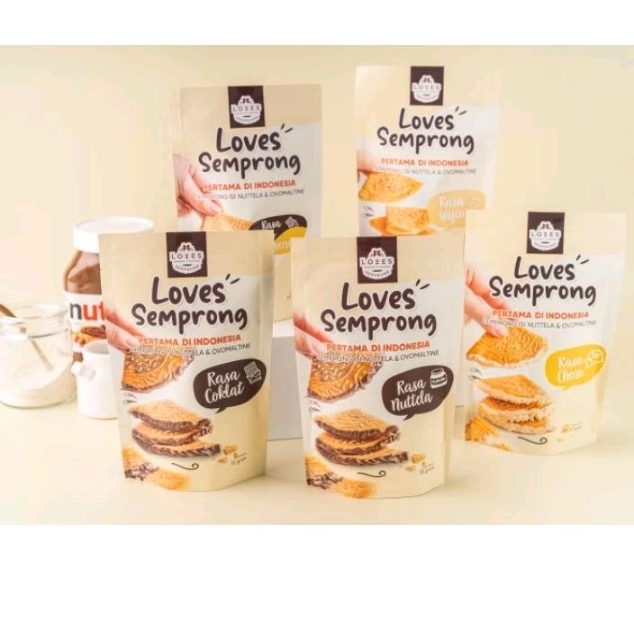 Jual Semprong Pouch 5 Varian Rasa Loves Semprong | Shopee Indonesia
