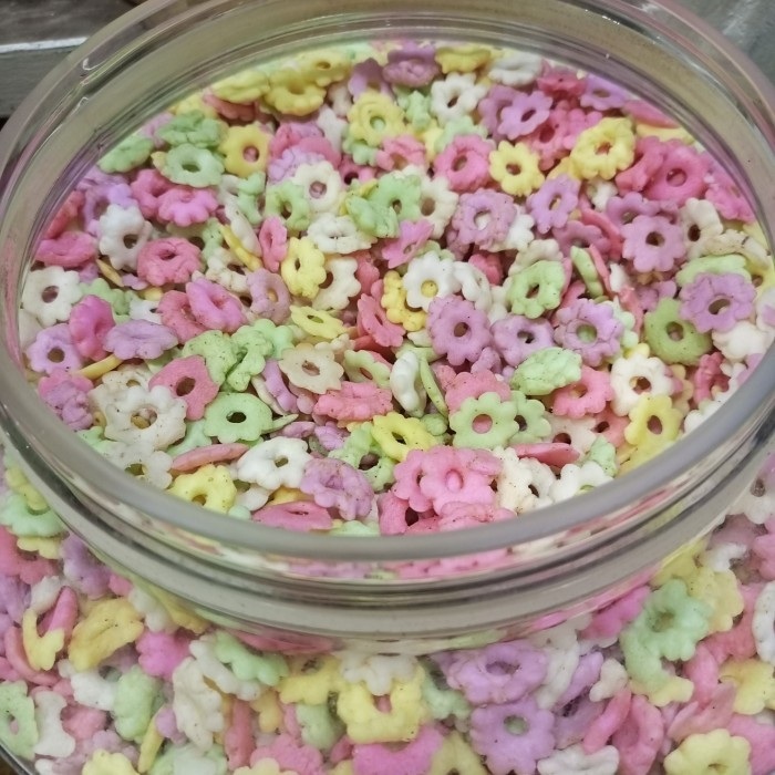 Jual 1 Kg Pilus Sakura Ribut Warna Warni Harga Camilan Cemilan Snack ...