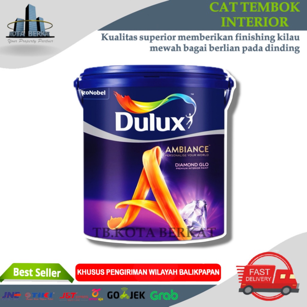 Jual DULUX AMBIANCE DIAMOND GLO/ CAT TEMBOK INTERIOR DULUX 2.5L