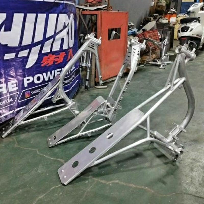 Jual Rangka Frame Dragbike Yamaha Mio Sporty, Shijiro CNC Project ...
