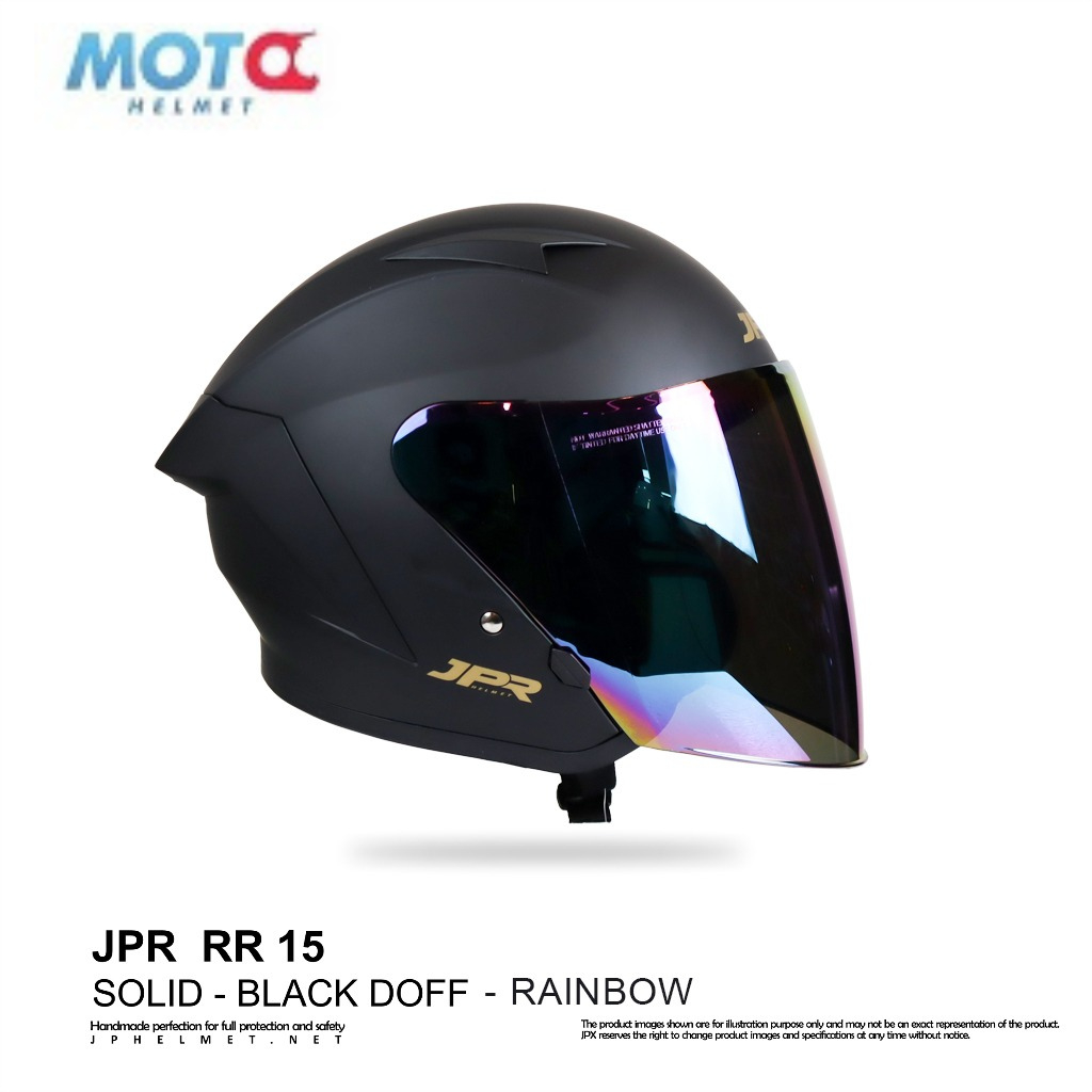 Jual Helm JPR Half Face RR15 (from JP Industries) | Shopee Indonesia