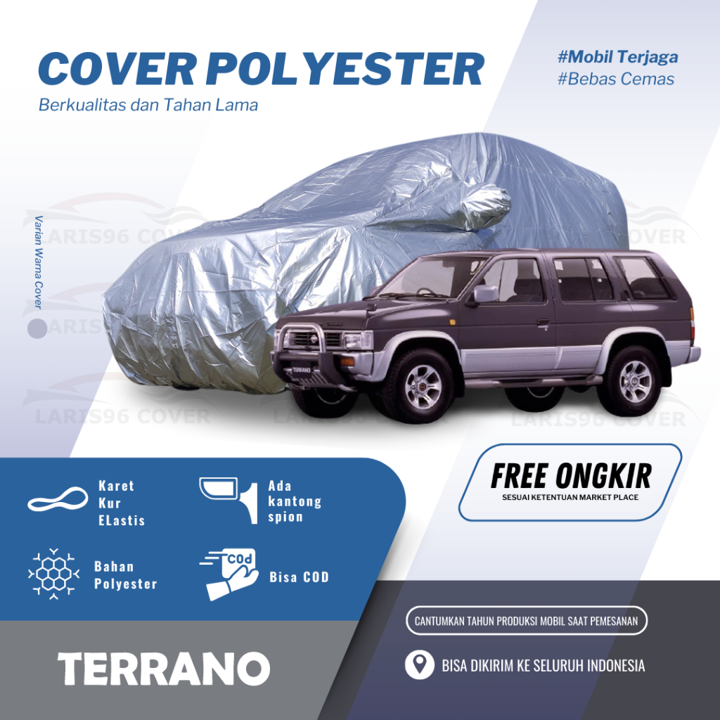 Sarung Mobil Nissan Terrano Cover Penutup Mantel Mobil Terrano