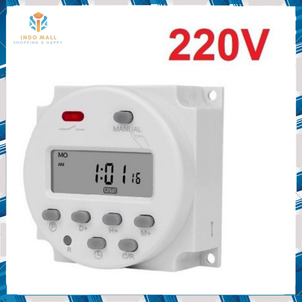 Jual Timer Switch Digital Time Delay Relay 220v CN101A Untuk Lampu ...
