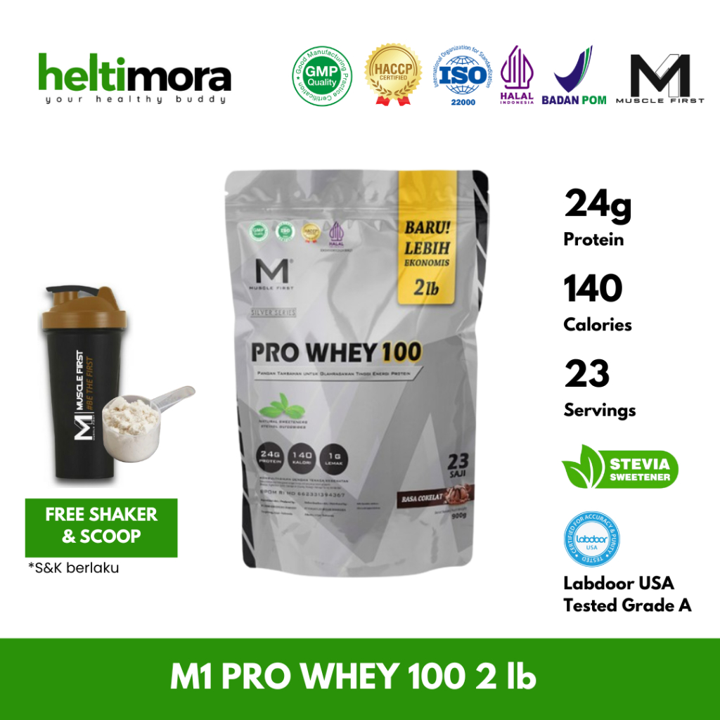 Jual HELTIMORA - MUSCLE FIRST PRO WHEY 100 2lbs/900gr | Susu Whey ...