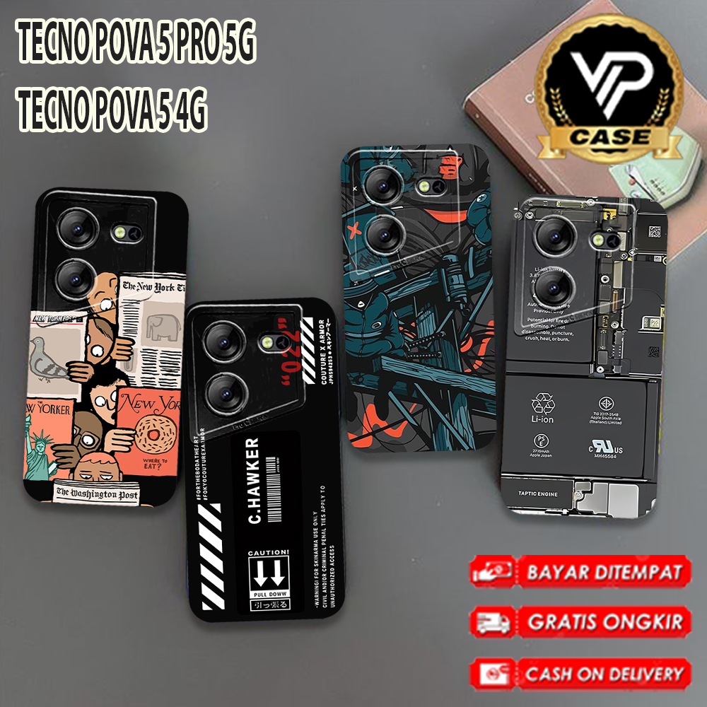Jual KB170 Case Tecno Pova 5 Pro 5G / Tecno Pova 5 4G Terbaru Softcase ...