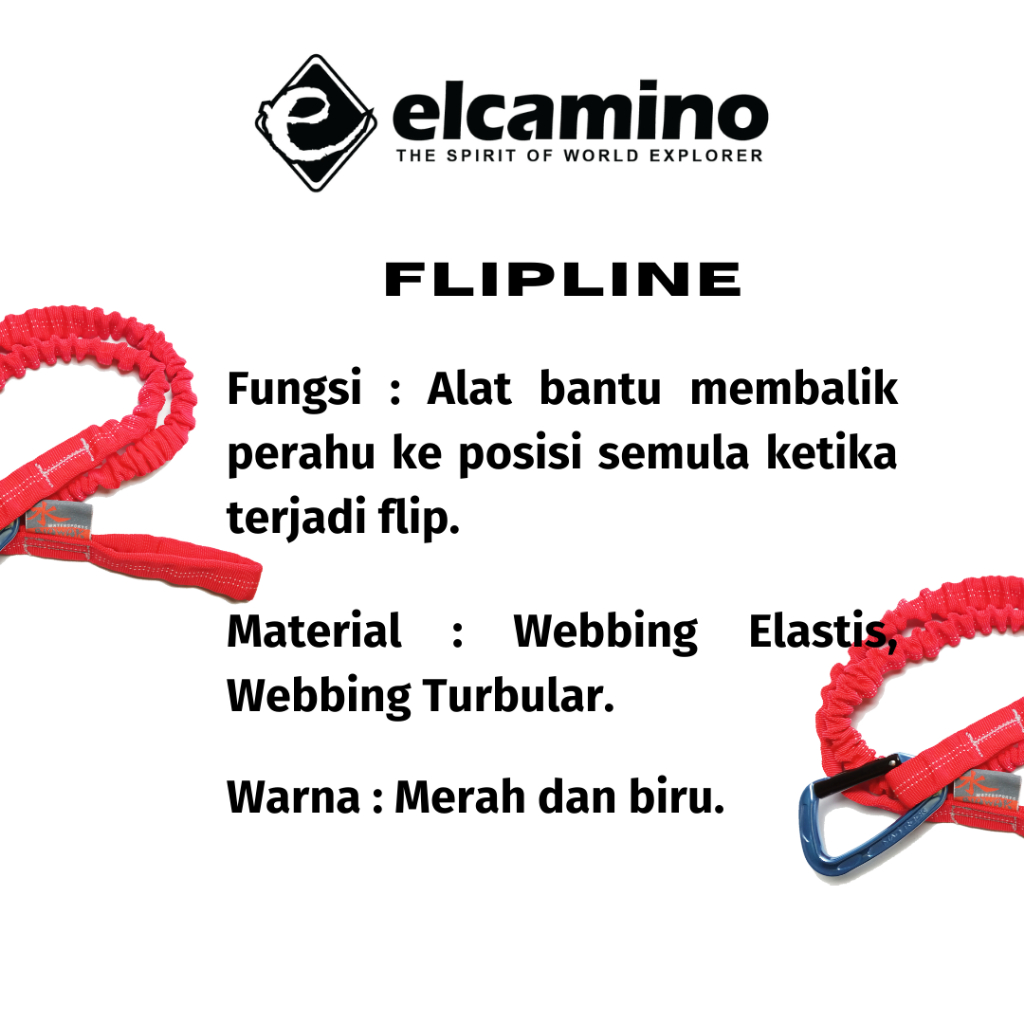 Jual Flipline Rafting/Kayaking/Rescue (TIDAK TERMASUK CARABINER ...