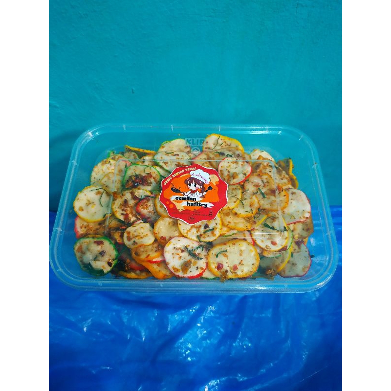 Jual Makanan Ringan KERUPUK SEBLAK box 600ml | Shopee Indonesia