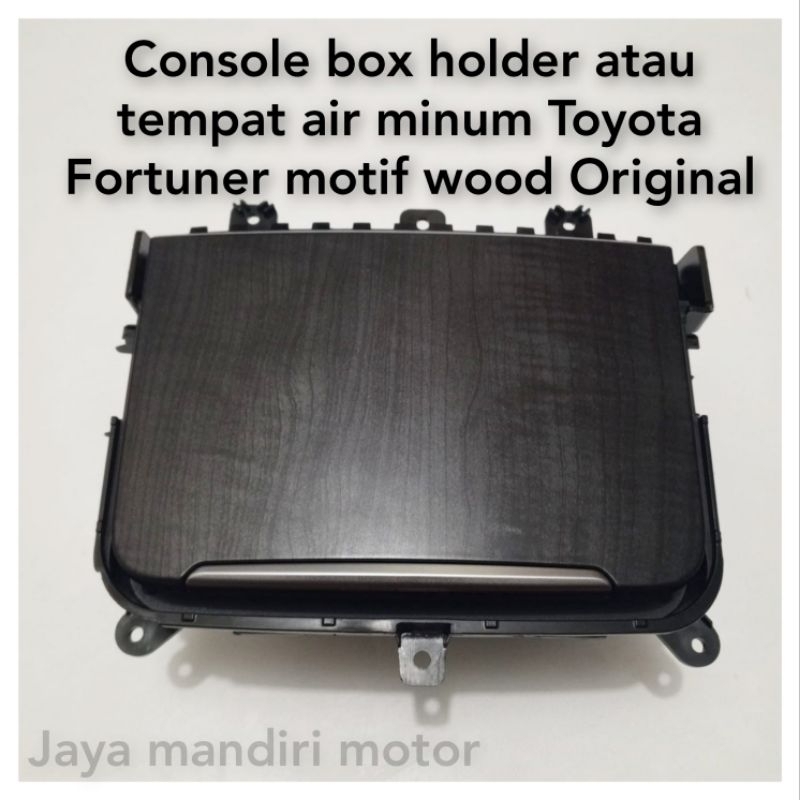 Jual Console Box Holder Atau Tempat Air Minum Toyota Fortuner Motif