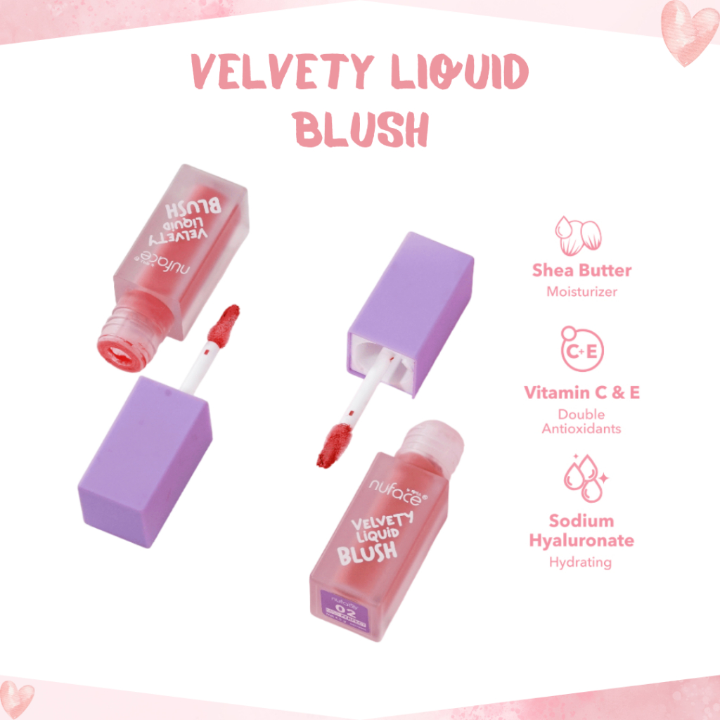 Jual Nuface Velvety Liquid Blush 4.5g/Blush On Cair | Shopee Indonesia