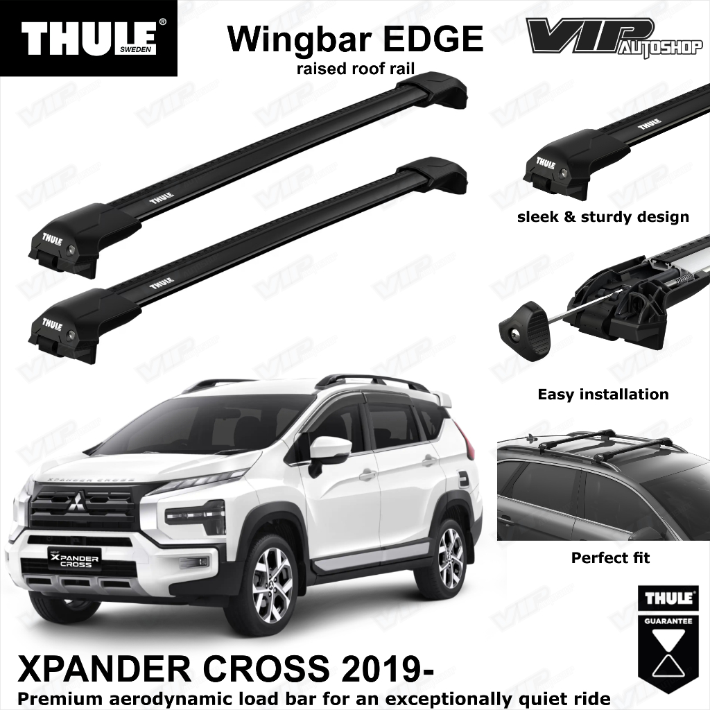 Jual Mitsubishi Xpander Cross Crossbar THULE Wingbar EDGE Original ...