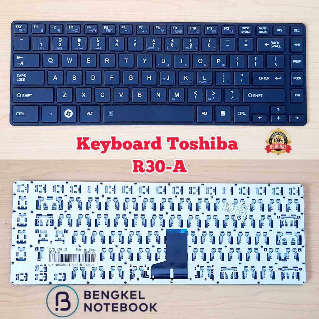 Jual Keyboard Toshiba Portege R30 R30-A TECRA Z40 R734 Frame | Shopee ...