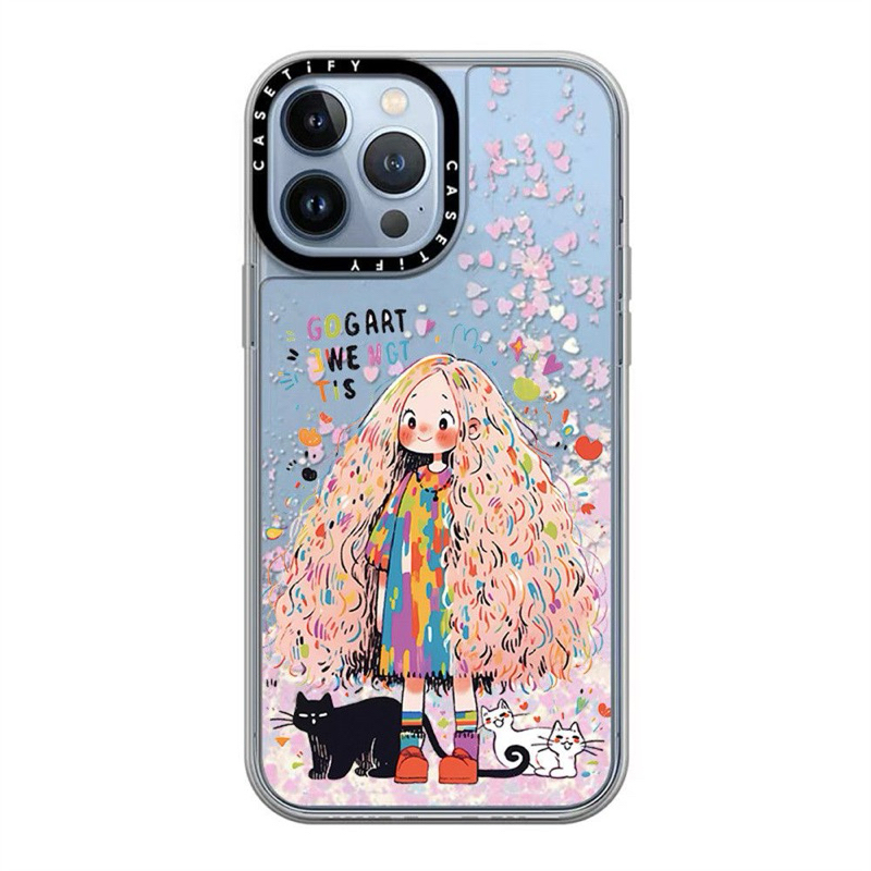 Jual Case Casing Casetify Mirror Series Cute Lady Girl Long Hair Cat Iphone Pro