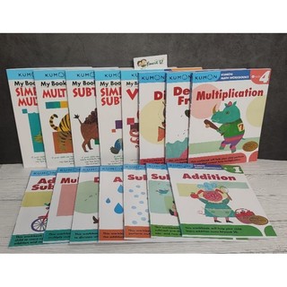 Jual [MANICCA] KUMON Math Workbook Grade 1 2 3 4 6 7 8 / Buku belajar ...