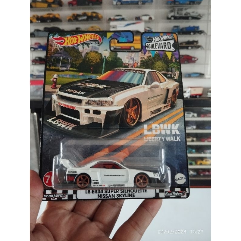 Jual hotwheels nissan skyline r34 silhouette LBWK boulevard | Shopee ...