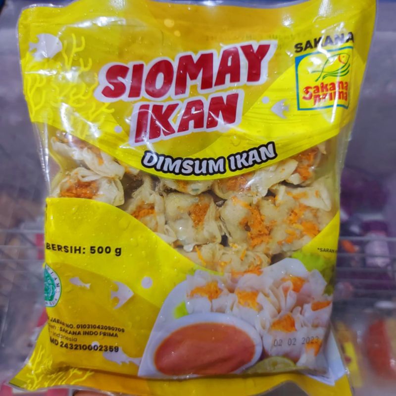 Jual Siomay Dimsum Ikan Sakana 500gr Halal Frozen Food Shopee Indonesia