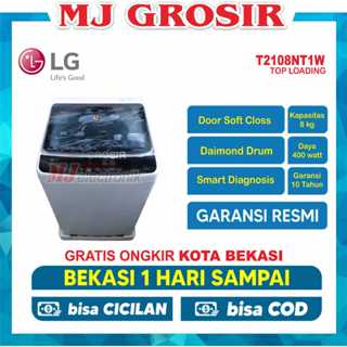 Jual MESIN CUCI 1 TABUNG LG T 2108 VSPCK / T2108NT1W TOP LOADING 8 KG ...