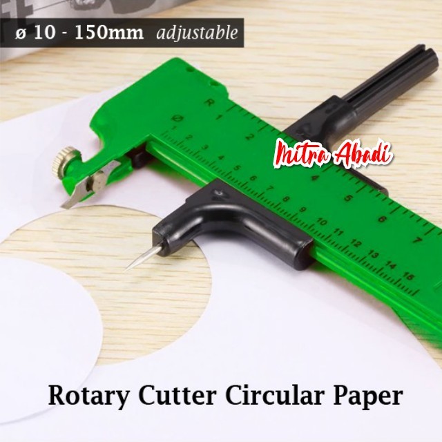 Jual Alat Potong Lingkaran Bulat Kertas Kompas Circular Rotary Cutter ...