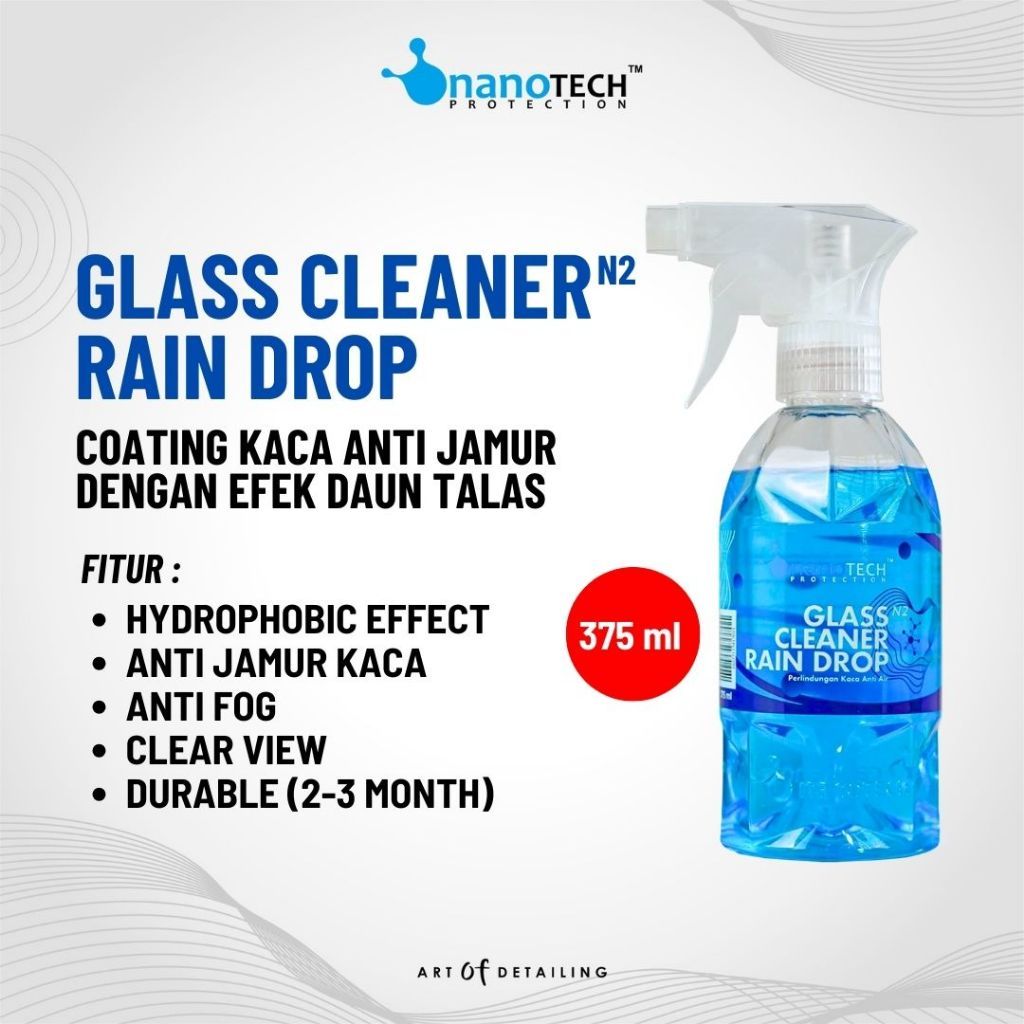 Jual GLASS-CLEANER-RAIN-DROP-nanoTECH-PROTECTION-Glass-Coating-Anti ...
