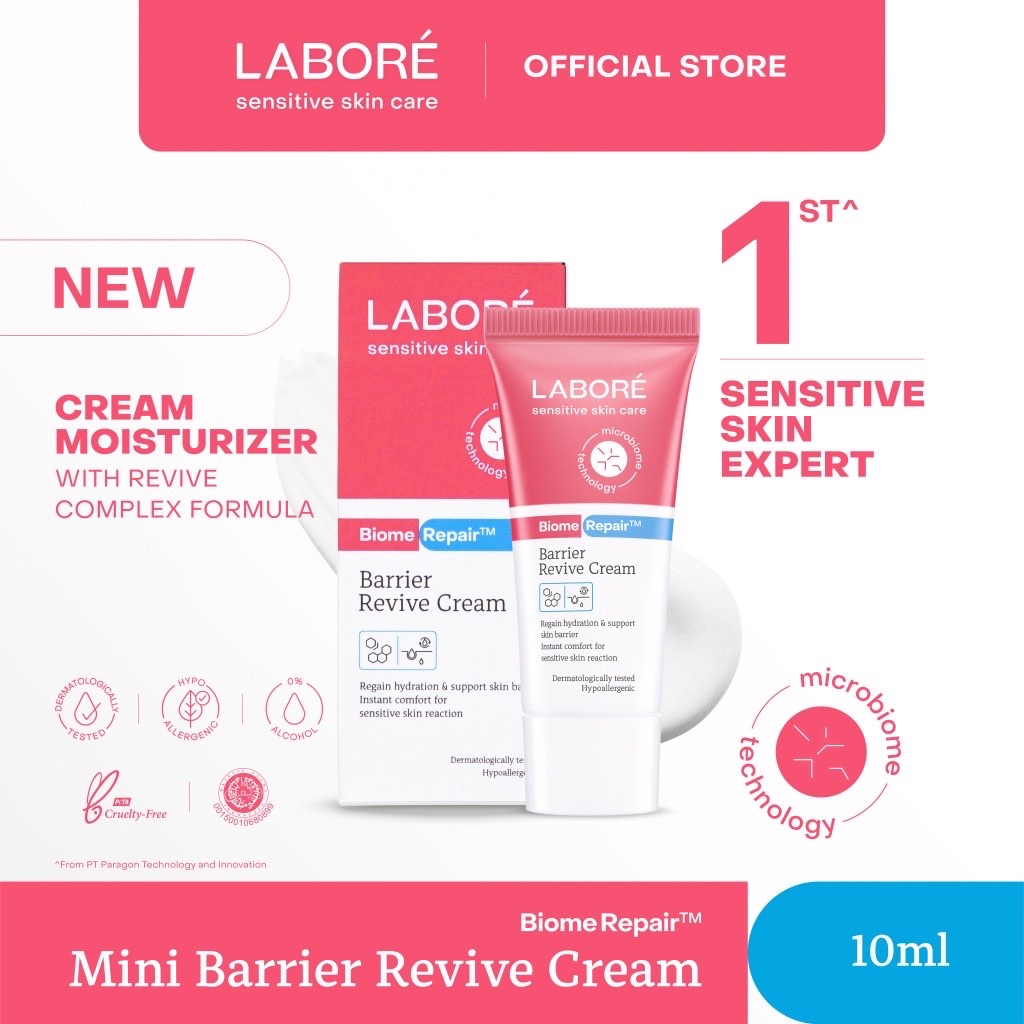 Jual LABORE BiomeRepair Barrier Revive Cream 10ml Indonesia / Pelembab ...