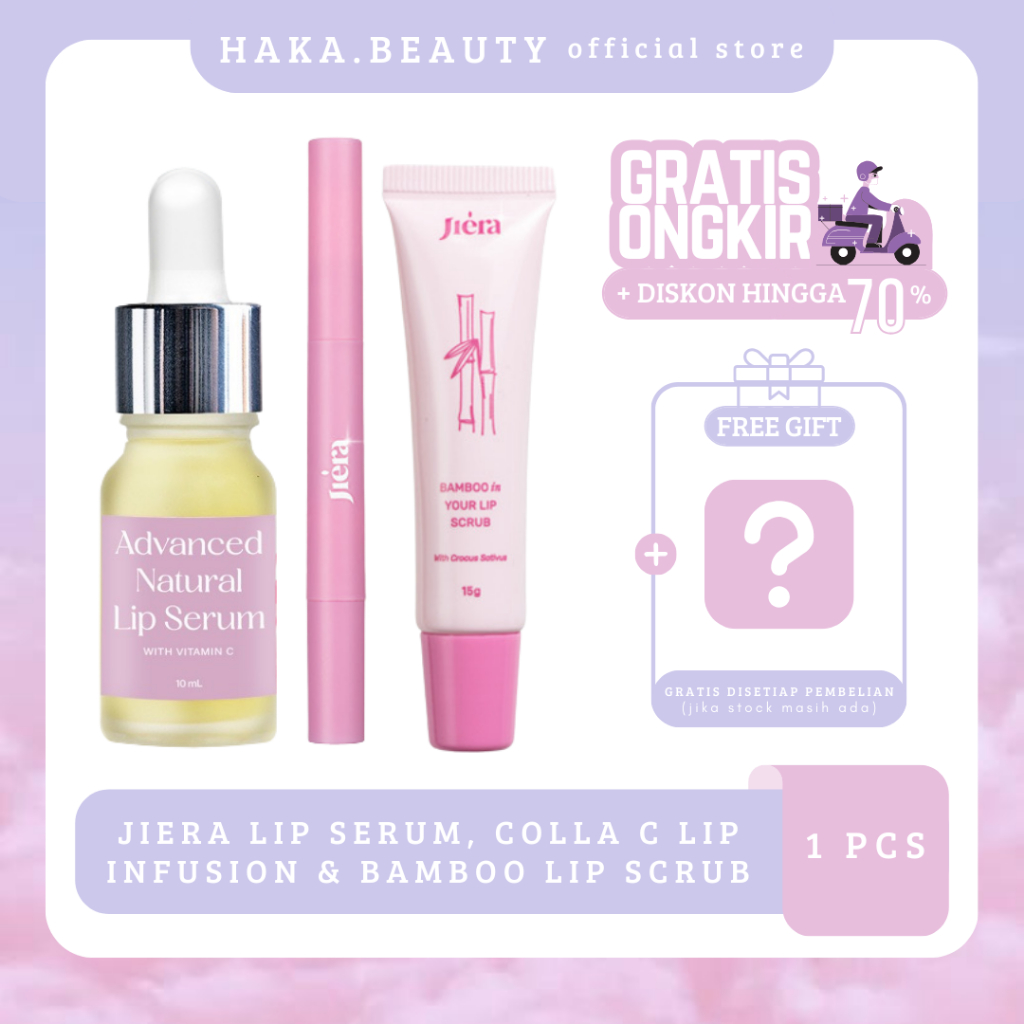 Jual JIERA ADVANCED NATURAL COLLA C BAMBOO IN YOUR SERUM BIBIR LIP LIPS