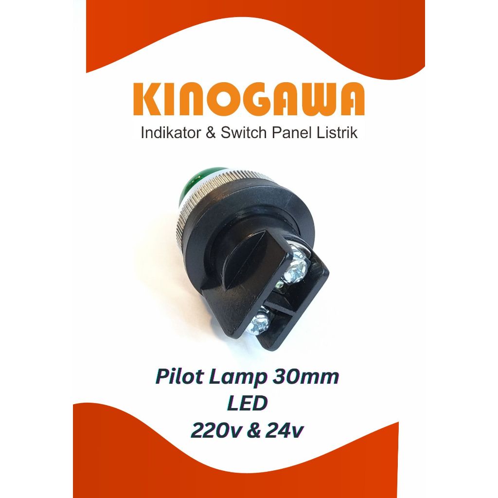 Jual KINOGAWA Pilot Lamp 30mm LED KG30-D Lampu Indikator Lampu ...