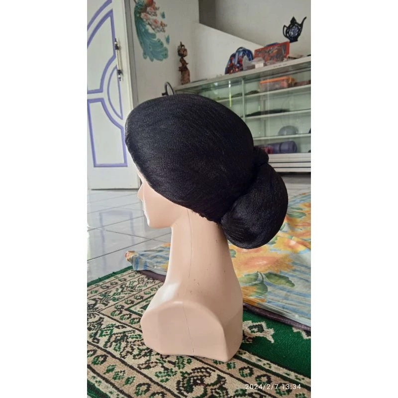 Wig Sanggul Simpel