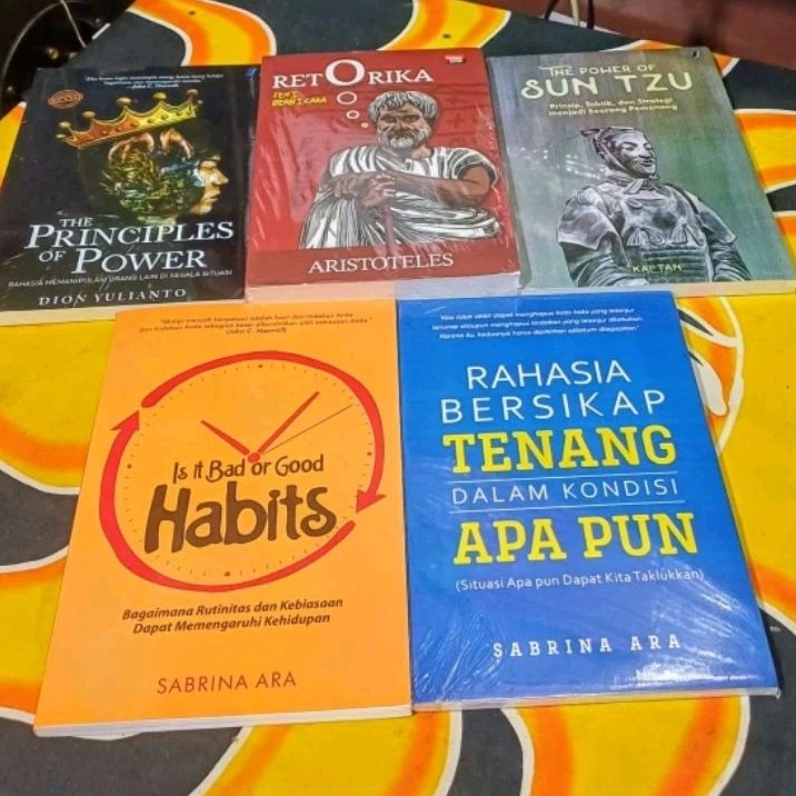 Jual Paket 5 Buku The Power Of Sun Tzu Retorika The Principles Of Power