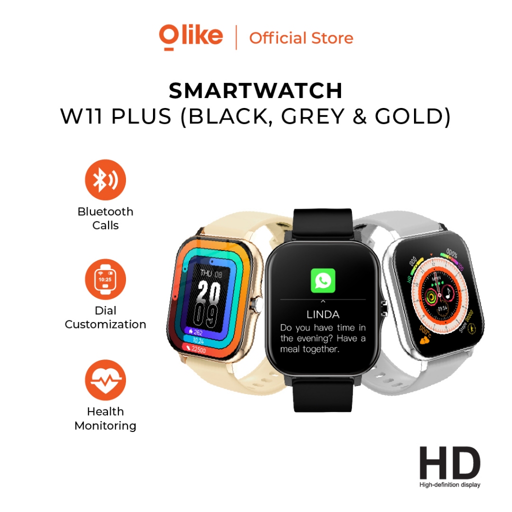 Jual Olike W Plus Smartwatch Health Tracker Jam Pintar Smart Sport