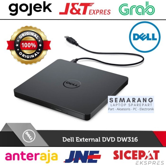 Jual DELL Dw316 Dvd External Rw Slim Usb Optical Burner Drive Portable